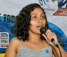 Kate Oliveira é presidente do DCE-UNISUAM e diretora de Pagas da UNE